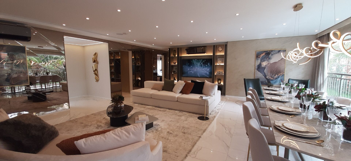 Apartamento tipo para venda com 3 quartos, sendo 3 suítes, 162m²